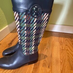 Stylish Multicolor Patterned Women's Tory Burch Boots
